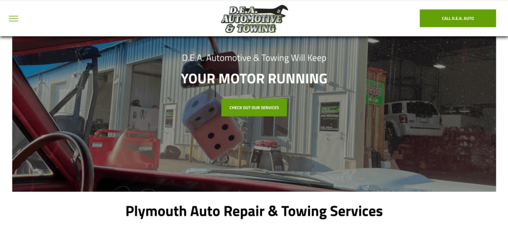 plymouth auto repair & towing services